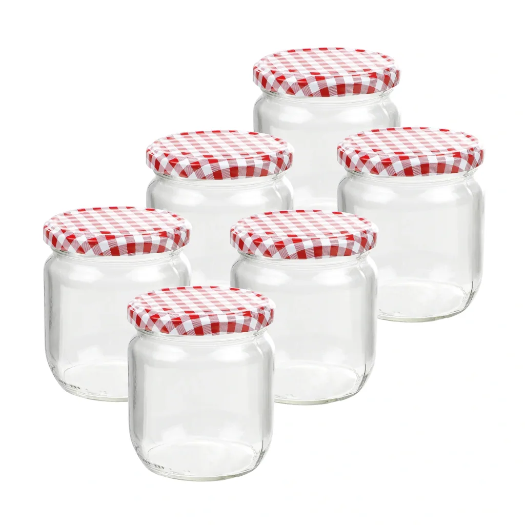 Preserving jar 425 ml, round, set of 6