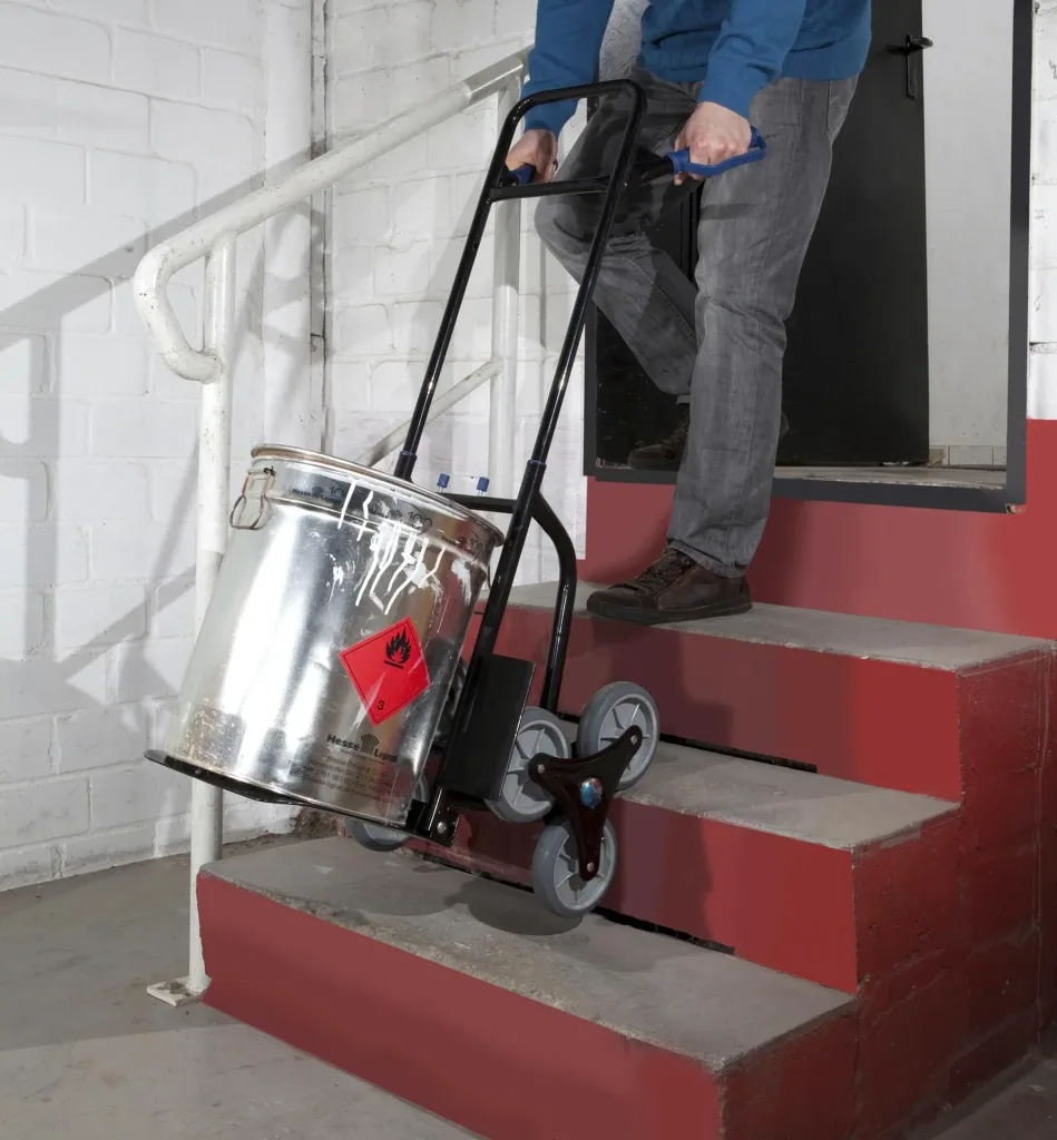 Diable pliant pour escaliers, capacité de charge 120 kg
