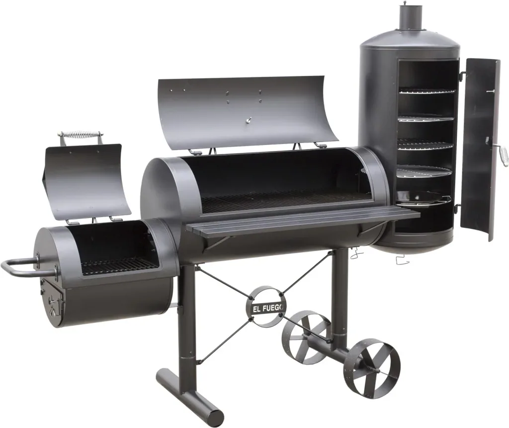 Barbecue à charbon fumoir "Kiona"