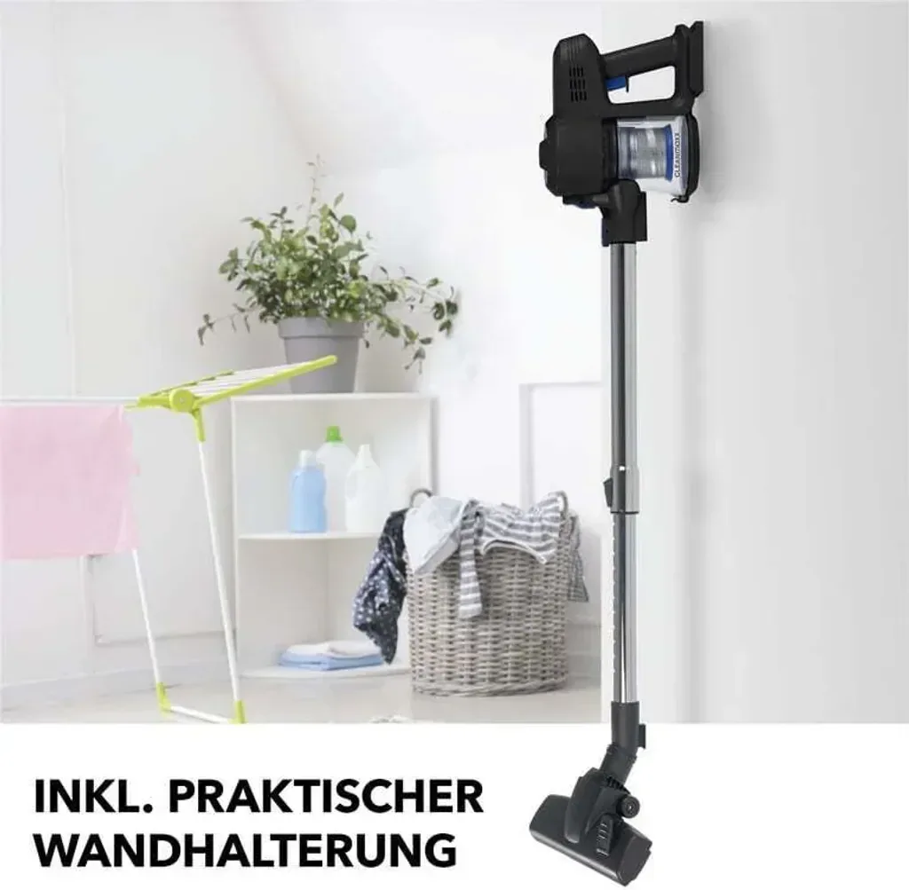 Aspirateur cyclone 22.2V noir/bleu (sans batterie ni chargeur).