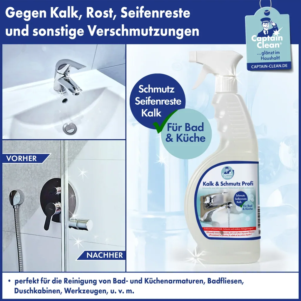 Détartrant et nettoyant professionnel, 650 ml