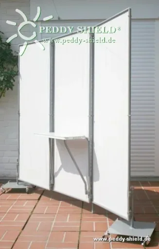 Socle à roulettes pour paravent