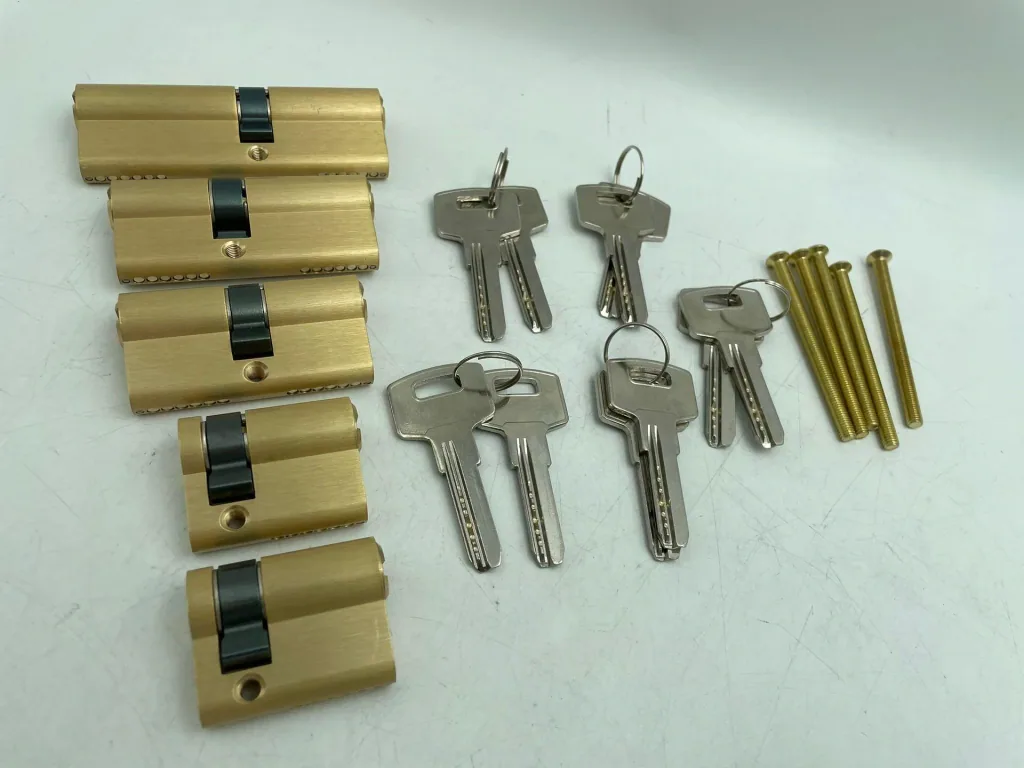 High-performance profile security locking cylinder set
