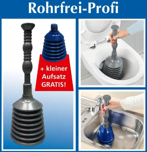 Kit de pompe de déboucheur en 3 pièces