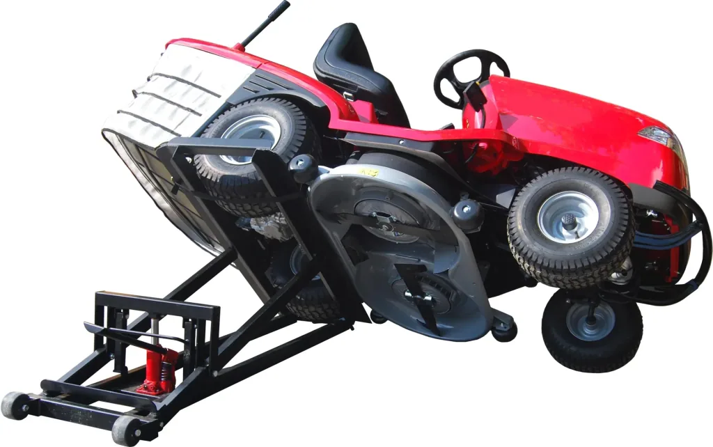 X-Lifter Dispositif de levage hydraulique pour tracteur de pelouse, max. 300 kg