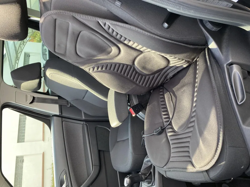Coussin chauffant en velours de luxe pour voiture