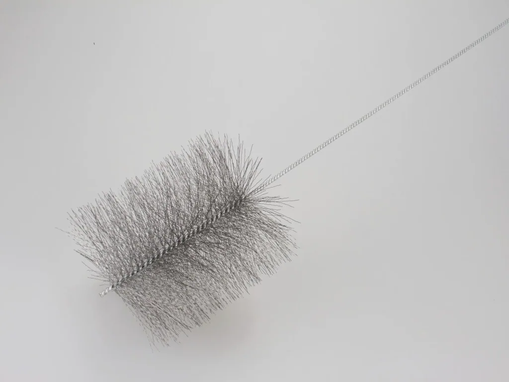 Nettoyant pour tube de poêle - brosse (fil d'acier)