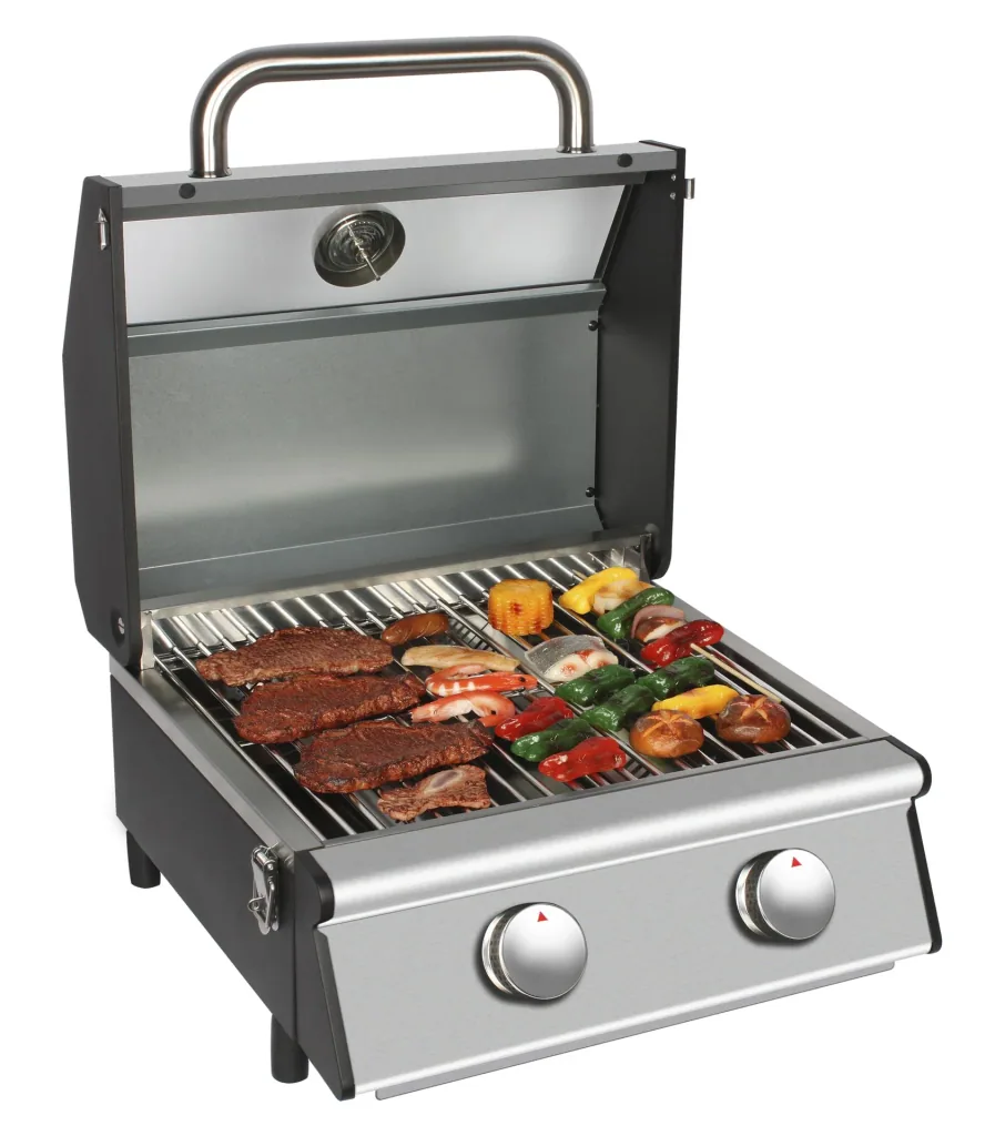 Barbecue à gaz en acier inoxydable "Jesolo"