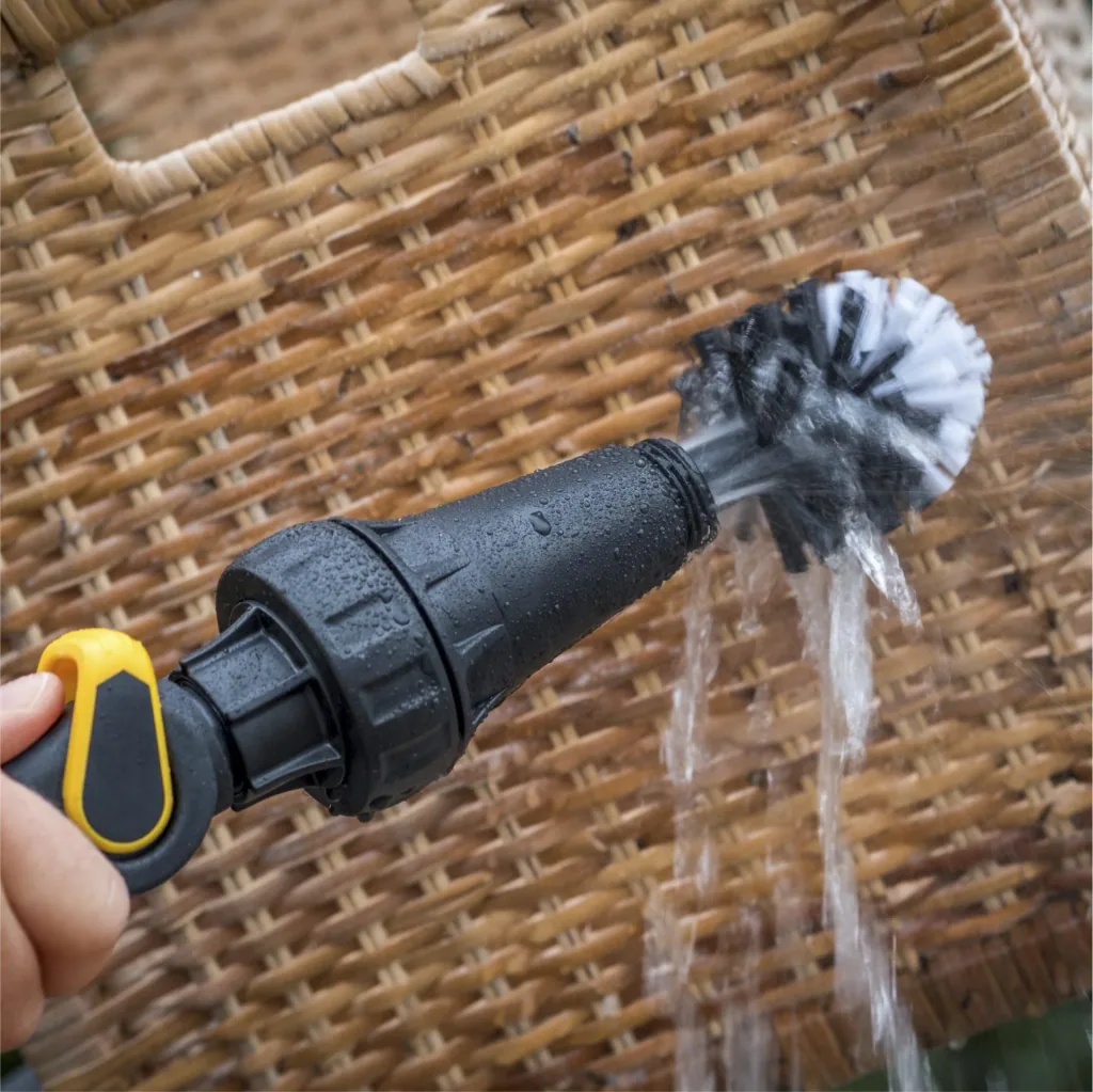 Brosse de nettoyage rotative - inclut accessoire multifonction