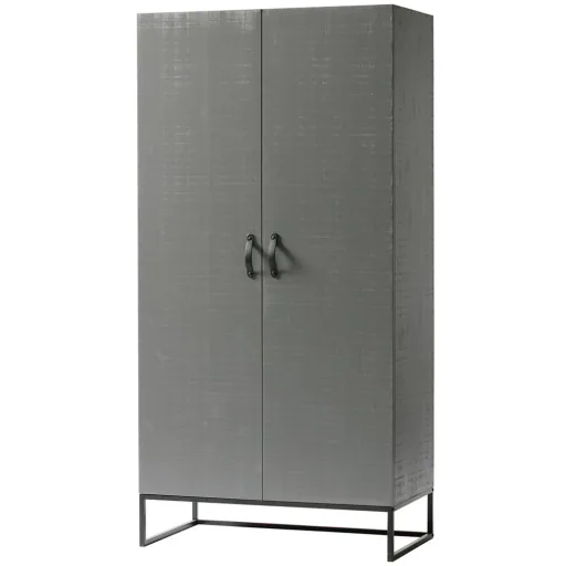 Woood Armoire Morris gris argile