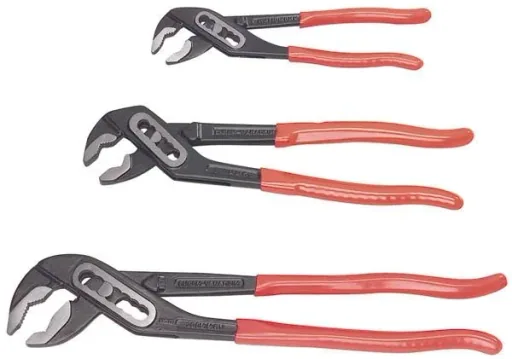 Jeu de pinces pour pompe à eau Cr-V 3 pièces