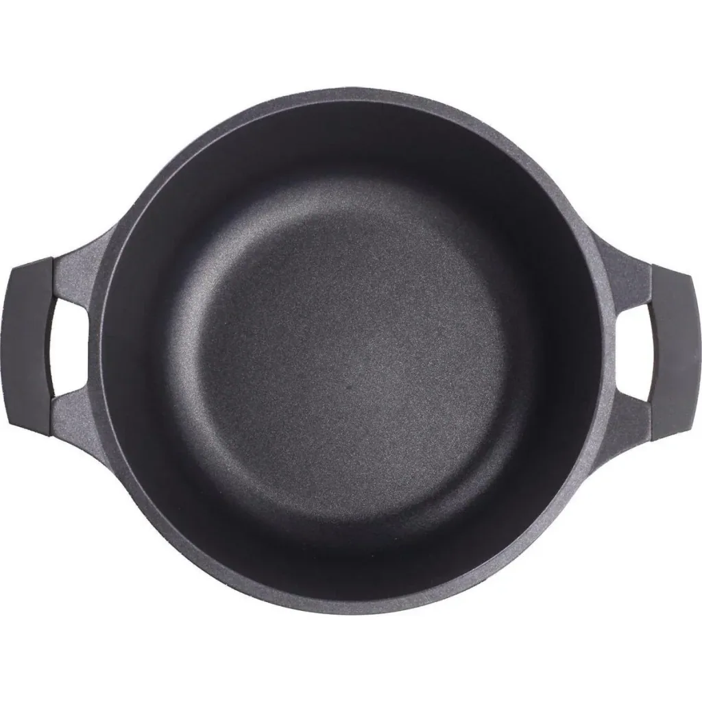 Casserole dish - with glass lid - 40 cm - Black