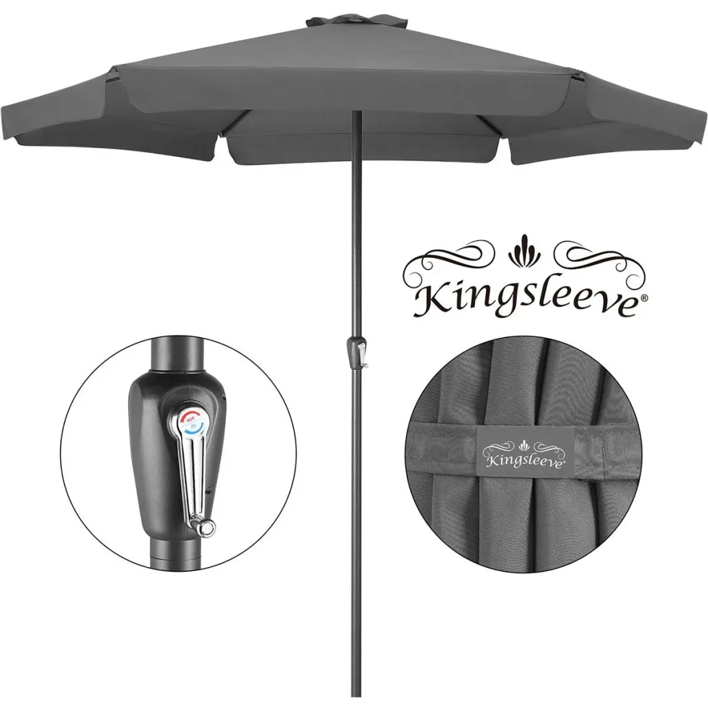Parasol Maui Anthracite 330cm