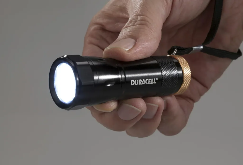 LED flashlight set DUO-C including batteries