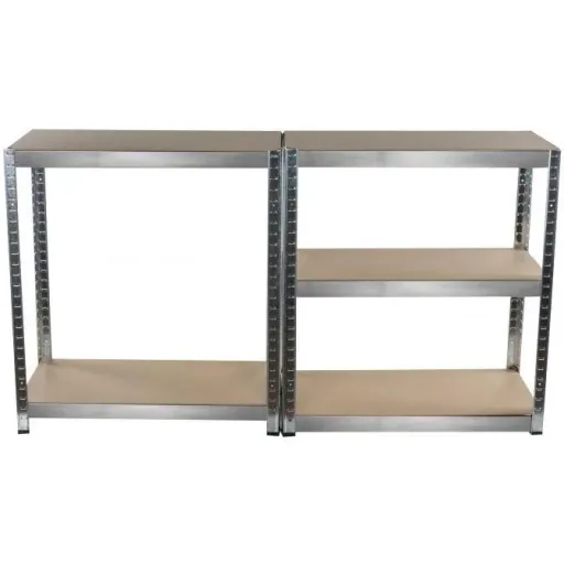 3x storage space 5 shelves 172 x 75 x 30 cm