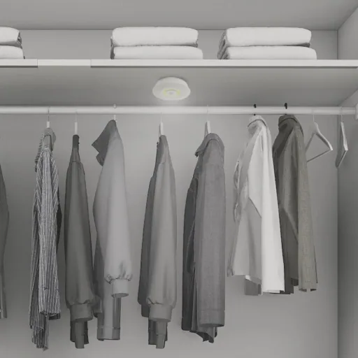 LED lights set of 4 with motion detector and light sensor