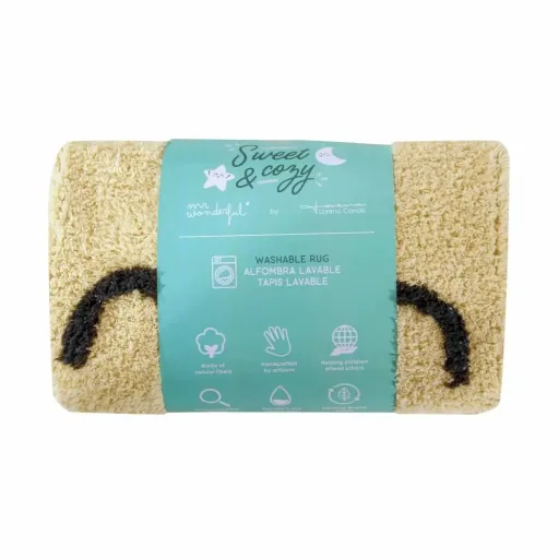 Lorena Canals tapis lavable "Mr. Wonderful" soleil