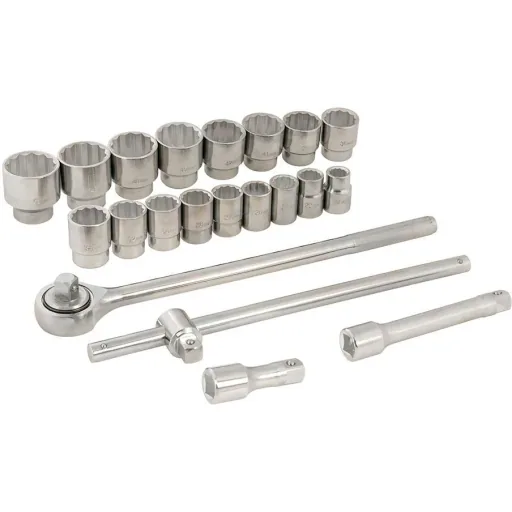 21-piece metric 3/4" wrench set