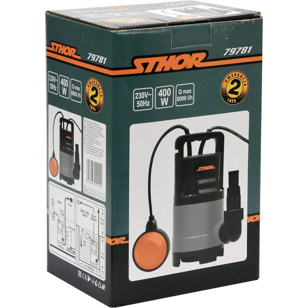 Submersible pump - 400W - 10,000 l/h