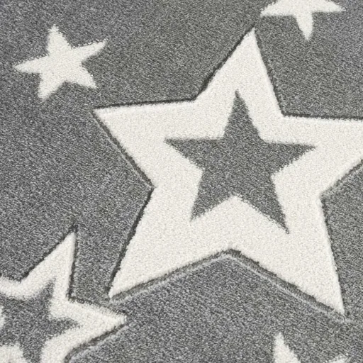 Livone Tapis pour enfants Galaxy étoiles gris, Taille de tapis: 160 x 230 cm