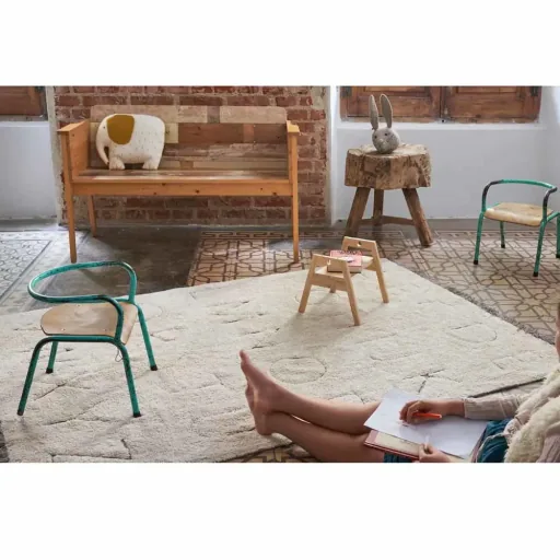 Lorena Canals Tapis ABC lavable & recyclé, Taille: 140 x 200 cm