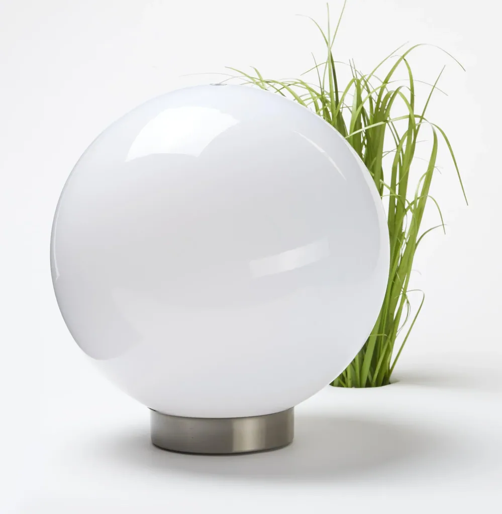 Solar ball with white and color changing LED - 30cm