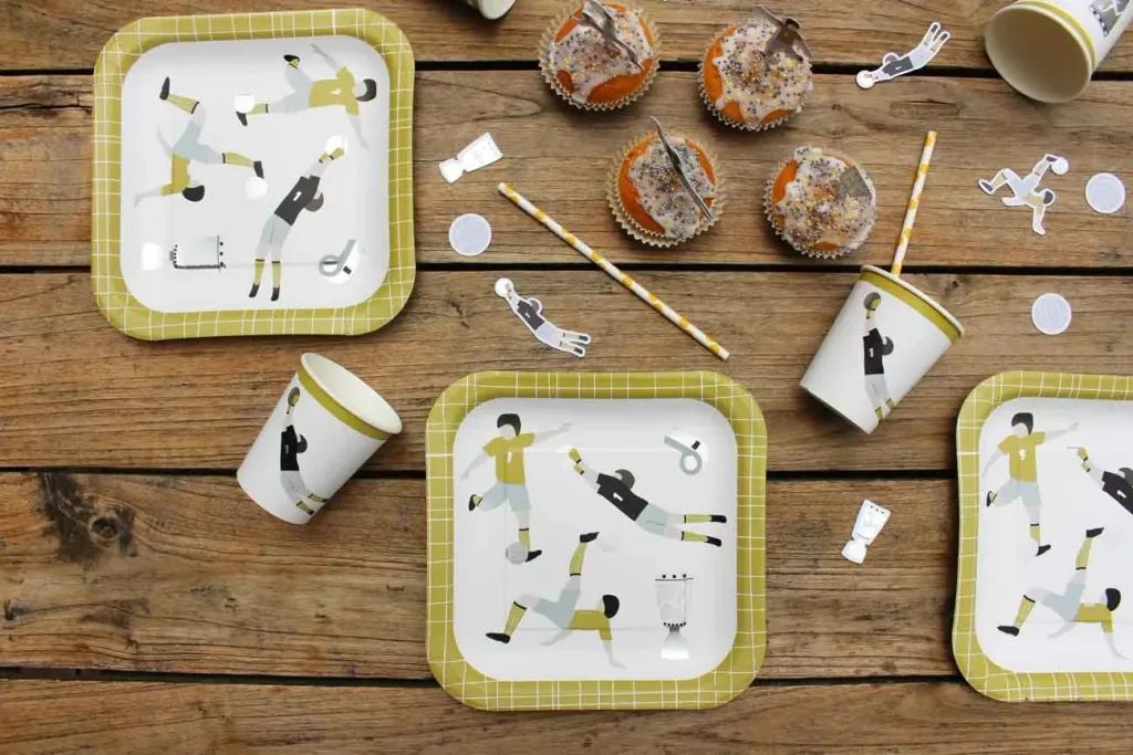 Ava & Yves Cadeau Sacs en papier Football