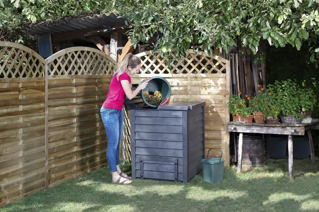 "Thermo-Wood" Composter, 400 Liter inclusive Bodengitter