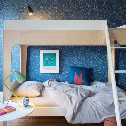 Oeuf Perch Lit mezzanine/lit superposé/lit simple bouleau