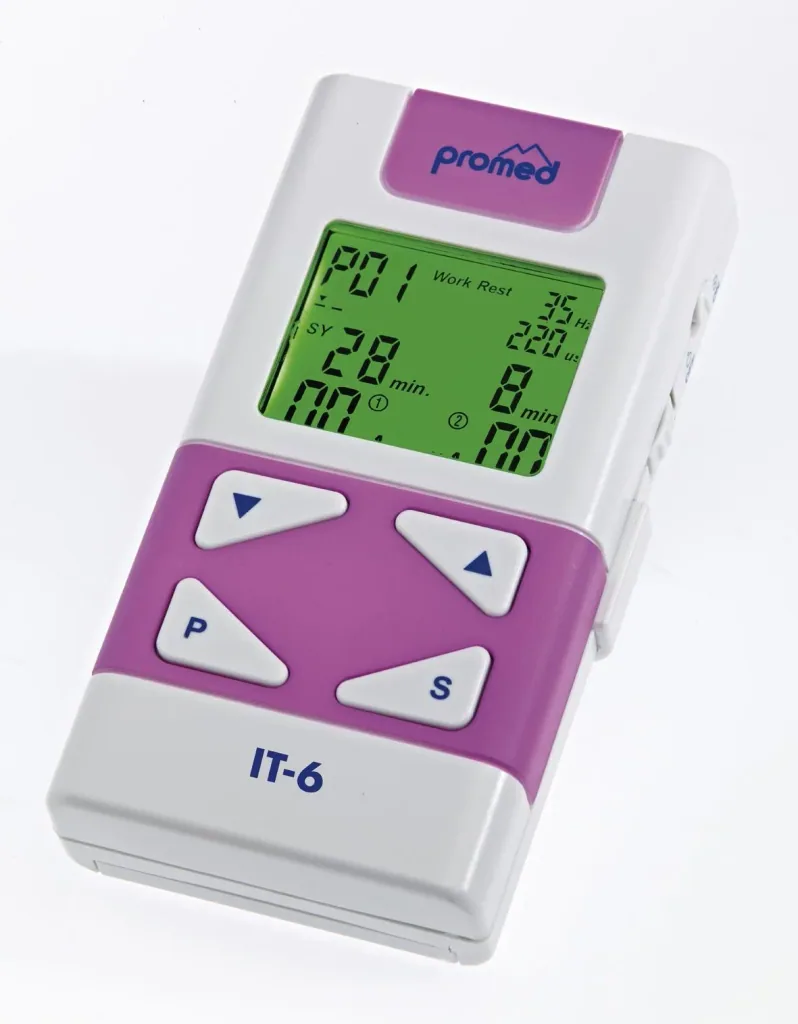 Electric pelvic floor trainer, incontinence therapy device, "IT-6"