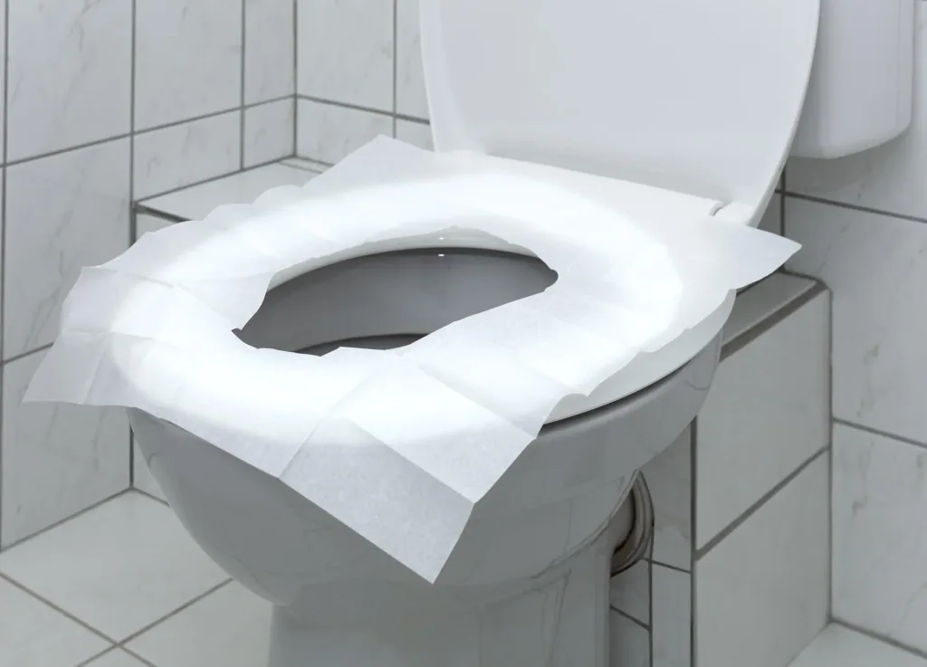 Toilet seat cover 10 pieces, disposable, 5-pack