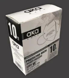 FFP2 protective masks, 10 pieces