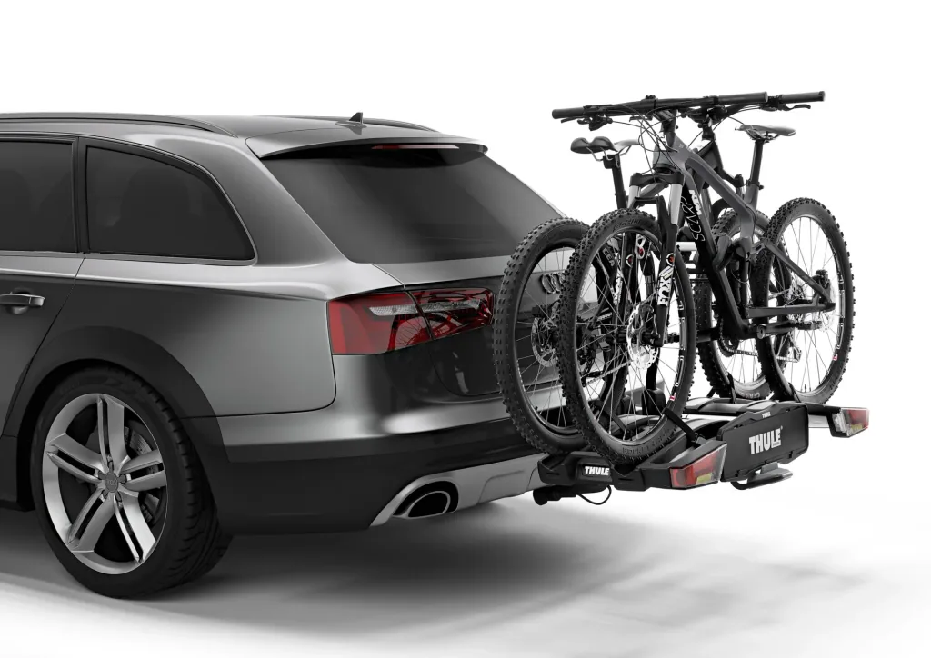 EasyFold XT rear bike rack, 13-pin for 2 bikes