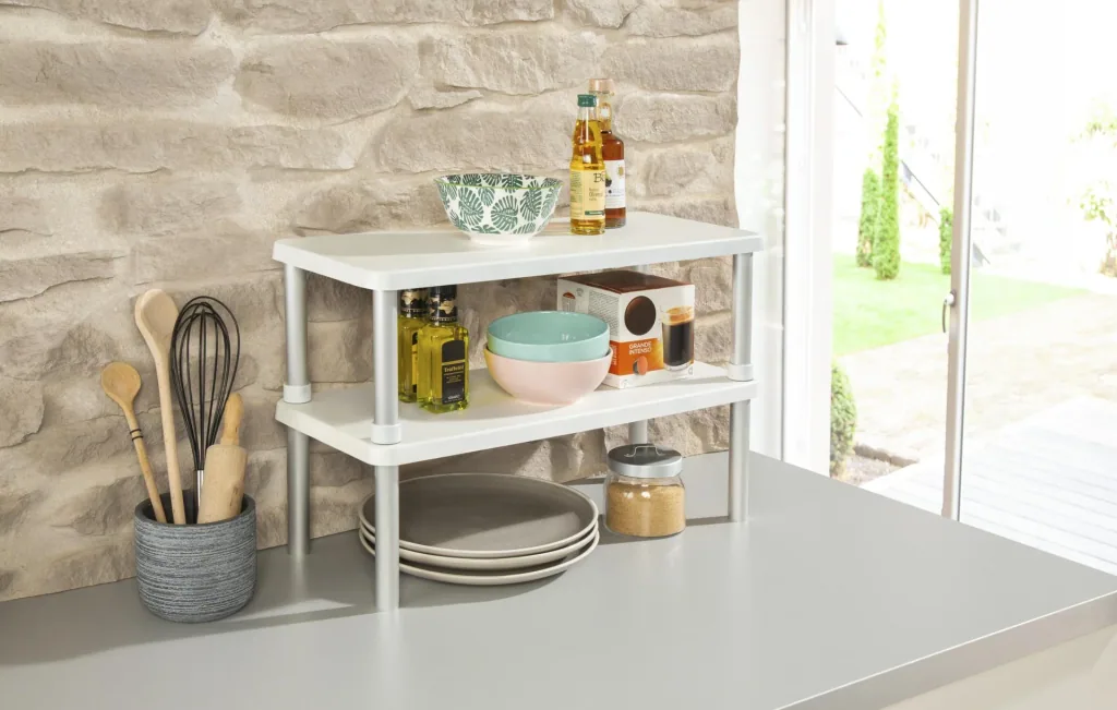 Household shelf, 2 levels
