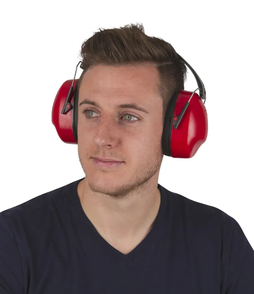 Foldable hearing protection, attenuation value = 31dB