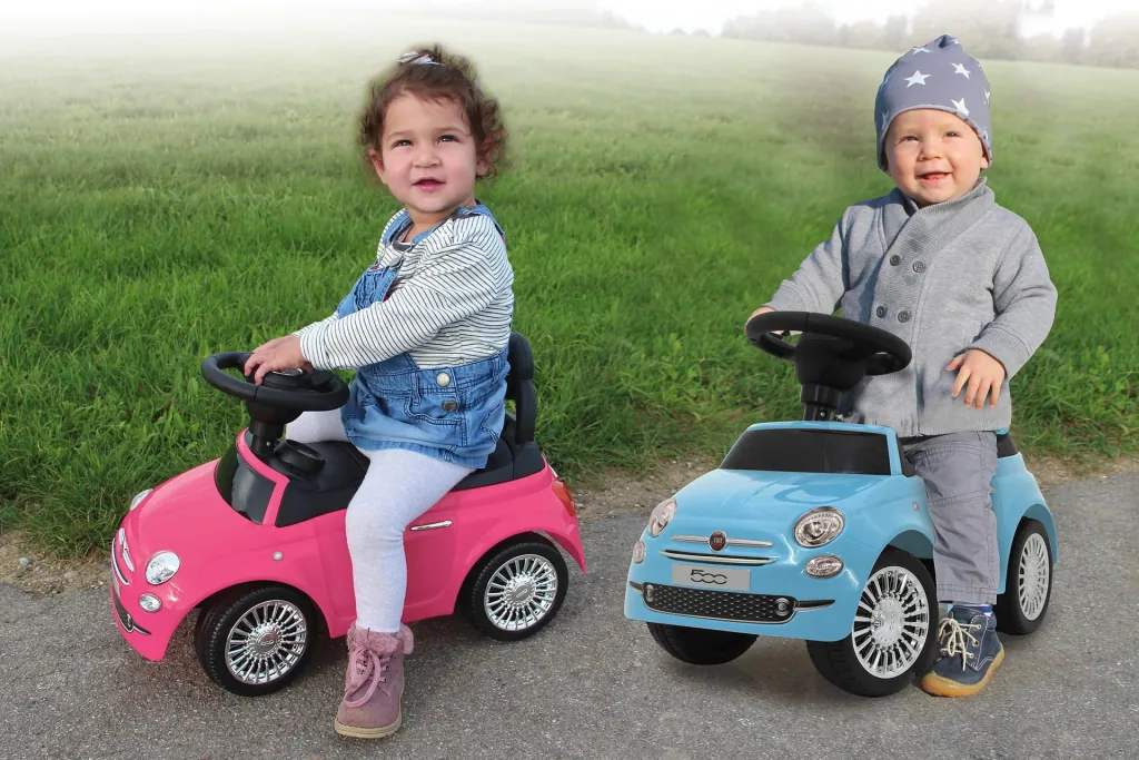 Ride-on Fiat 500 blue