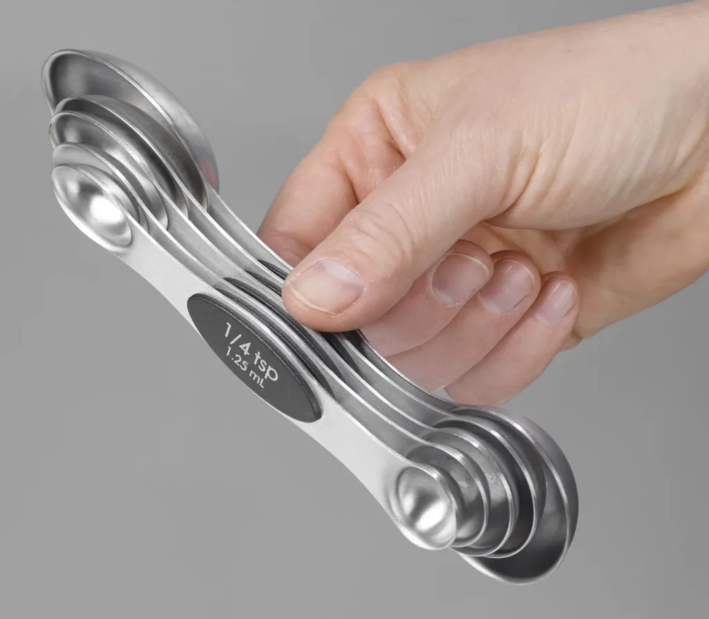 Double measuring spoon 2-in-1, 5-piece