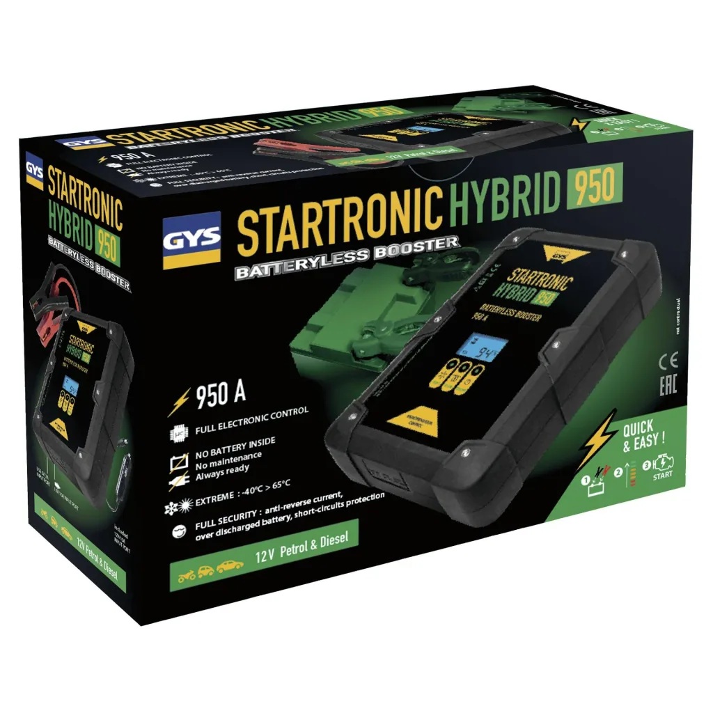 Jump starter "Startronic Hybrid 950", with lithium battery