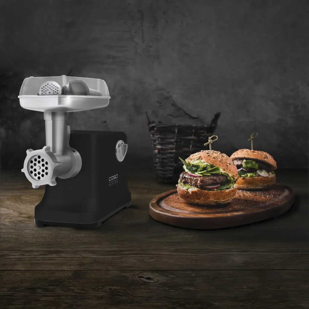 Meat grinder "FW 2000 Black" with innovative titanium blade