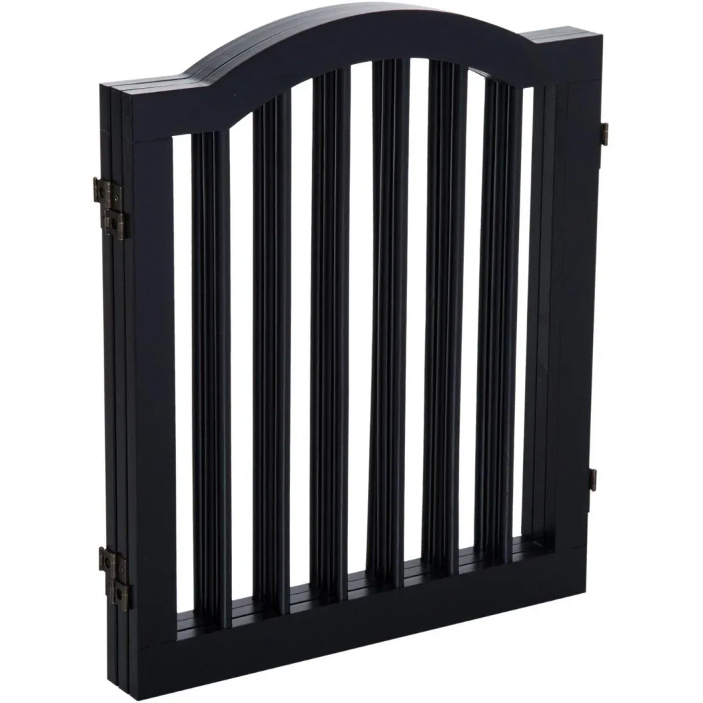 Dog barrier 154.5cm foldable black