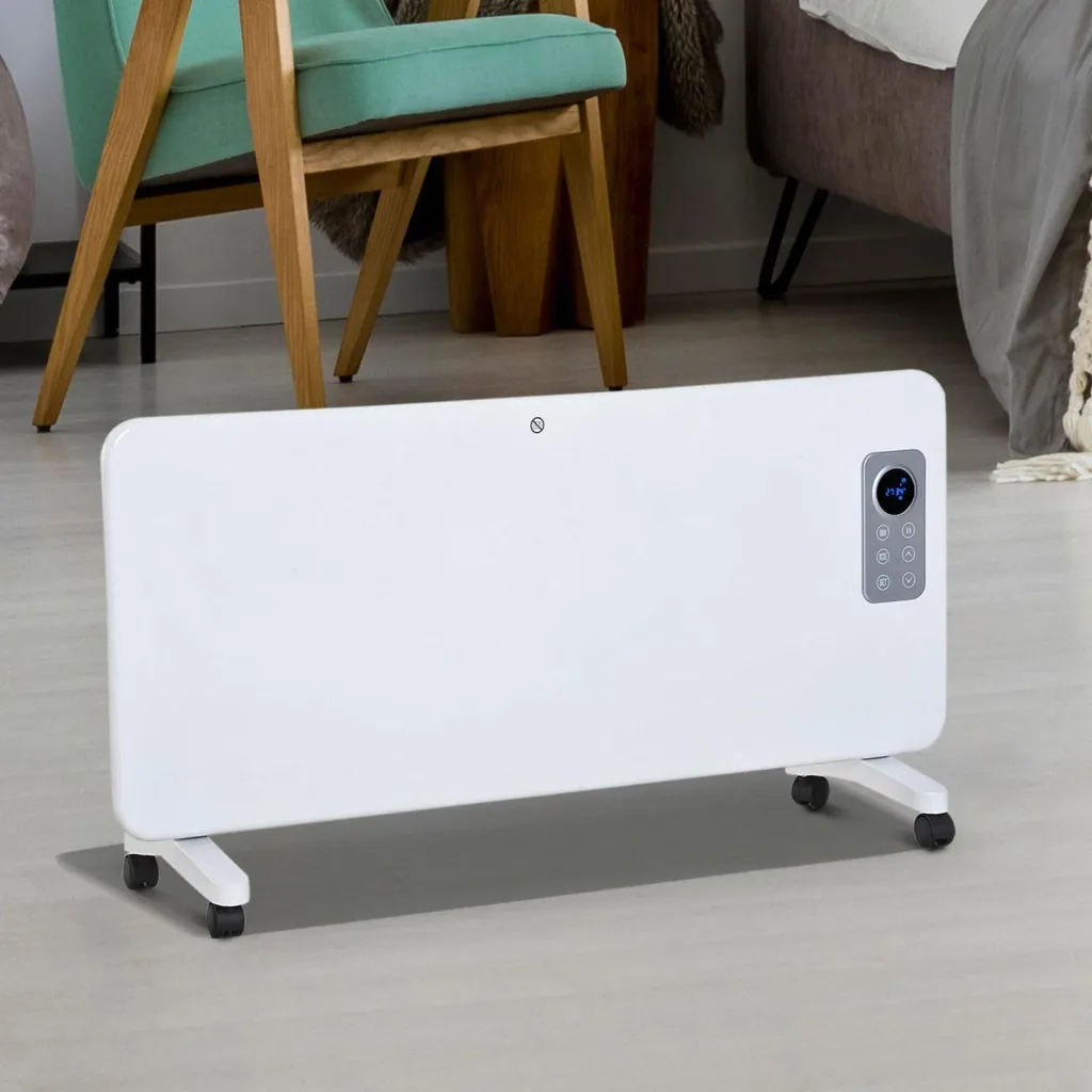 Heater Electric Heater Timer with Remote Control 1000/2000W White