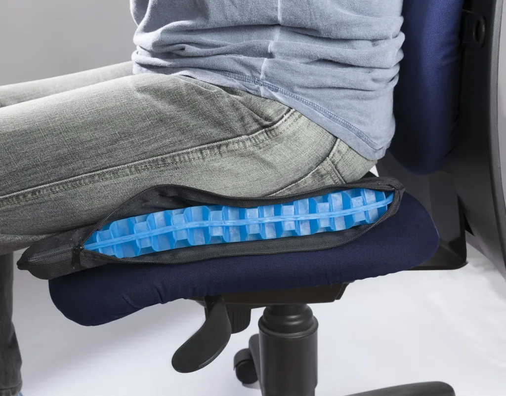 Gel seat cushion