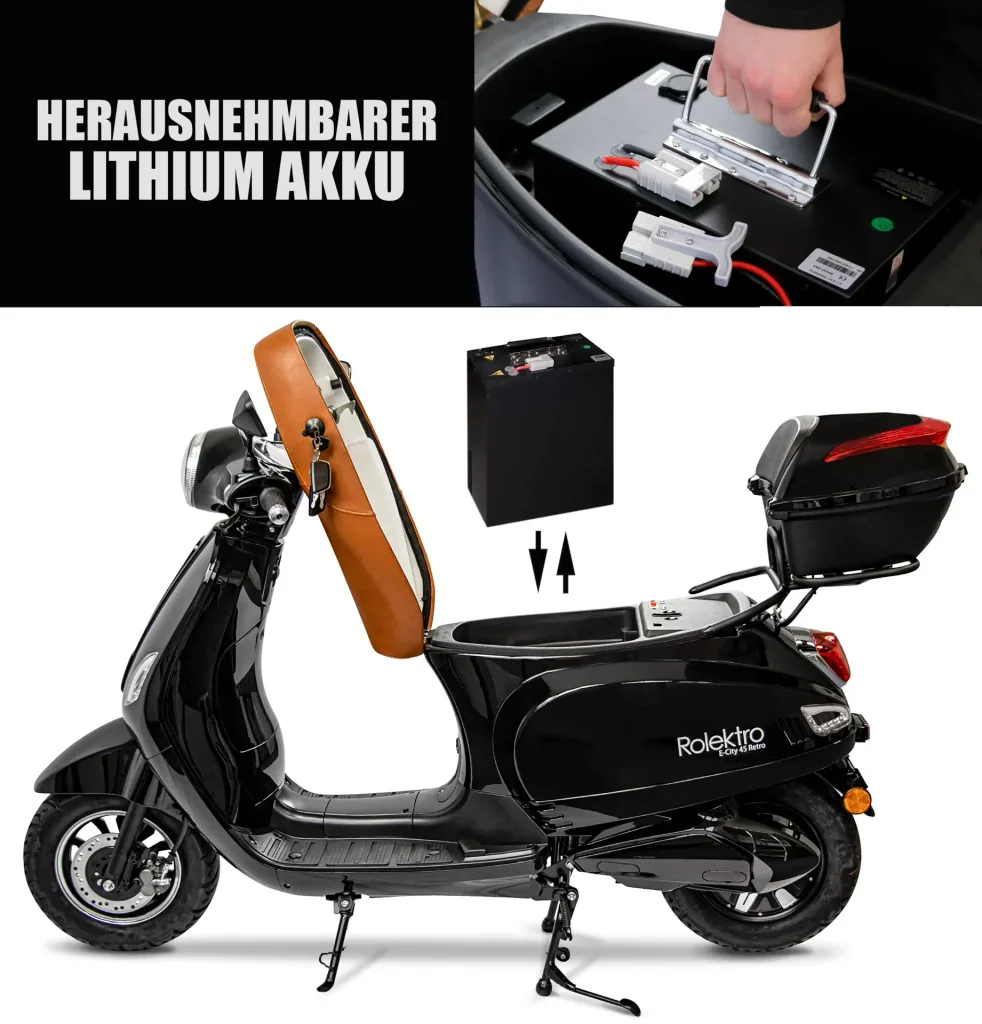 Lithium-ion battery 60V 27.5Ah - replacement battery for E-City Retro 45
