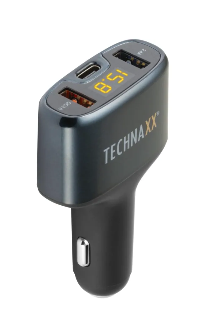 QC 3.0 & USB-C Car Charger Adapter TE18