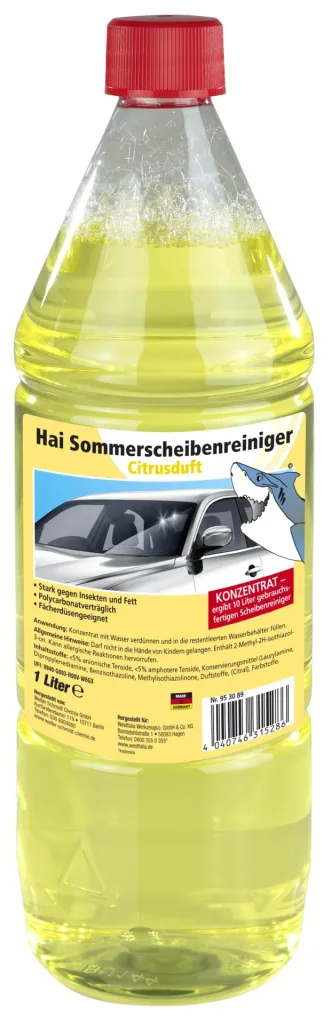 Screwdriver bit set 81-piece including summer windshield cleaner with citrus scent