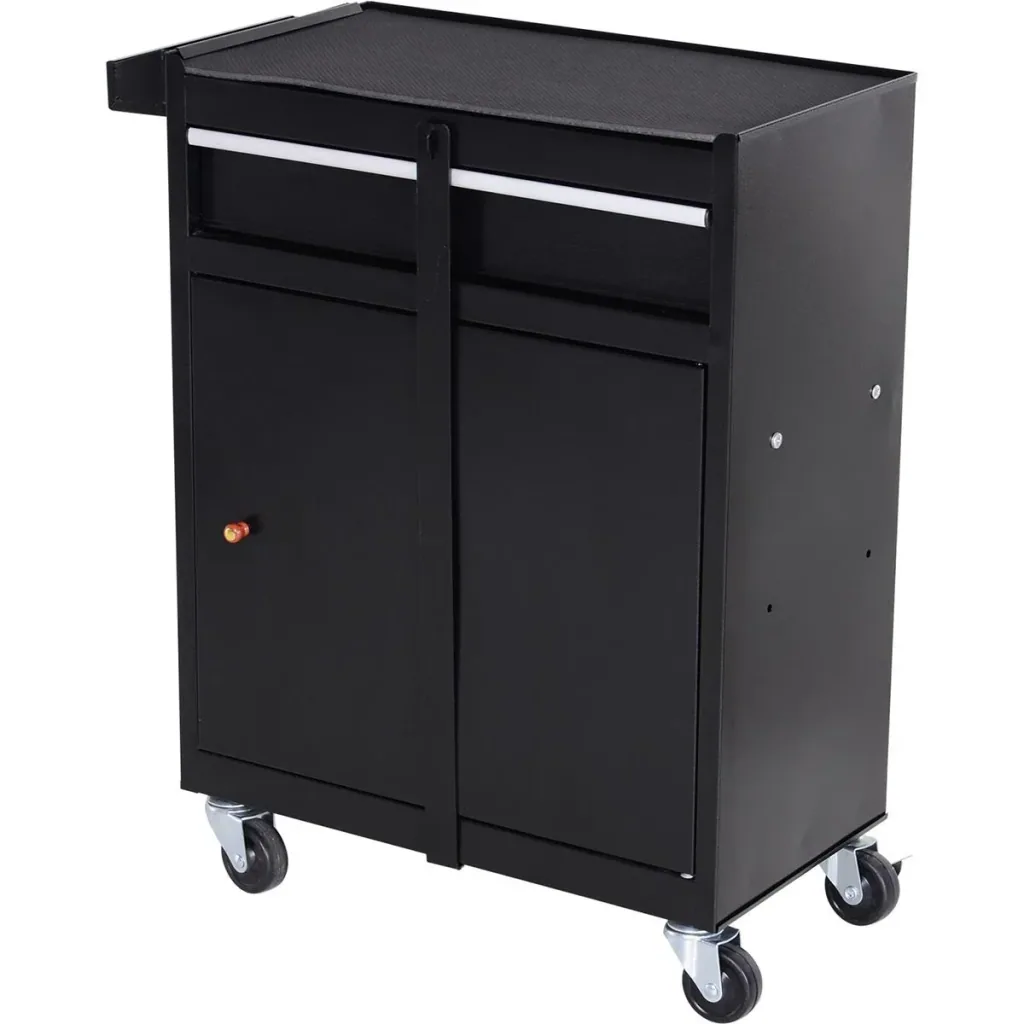 Mobile workshop trolley black