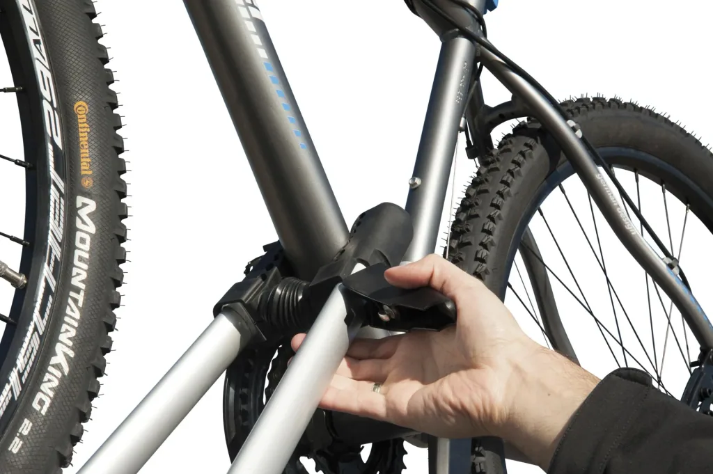 Roof bike rack