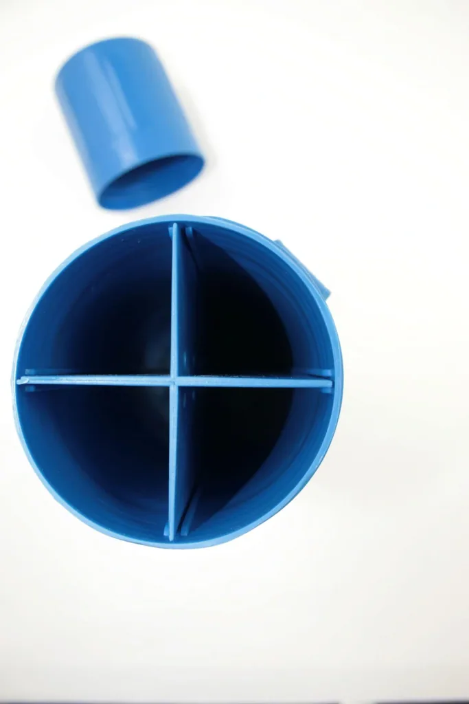 Electrode holder with 4 chambers, empty