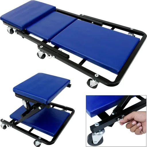 Car safety trolley - convertible into a stool