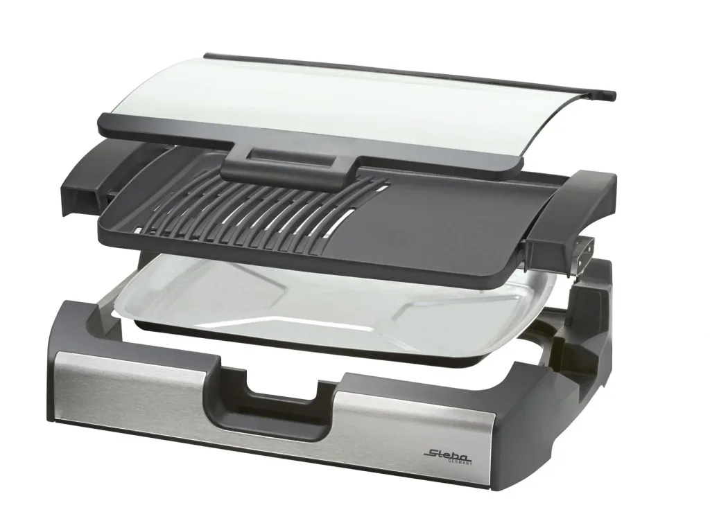 BBQ table grill with glass lid VG 200